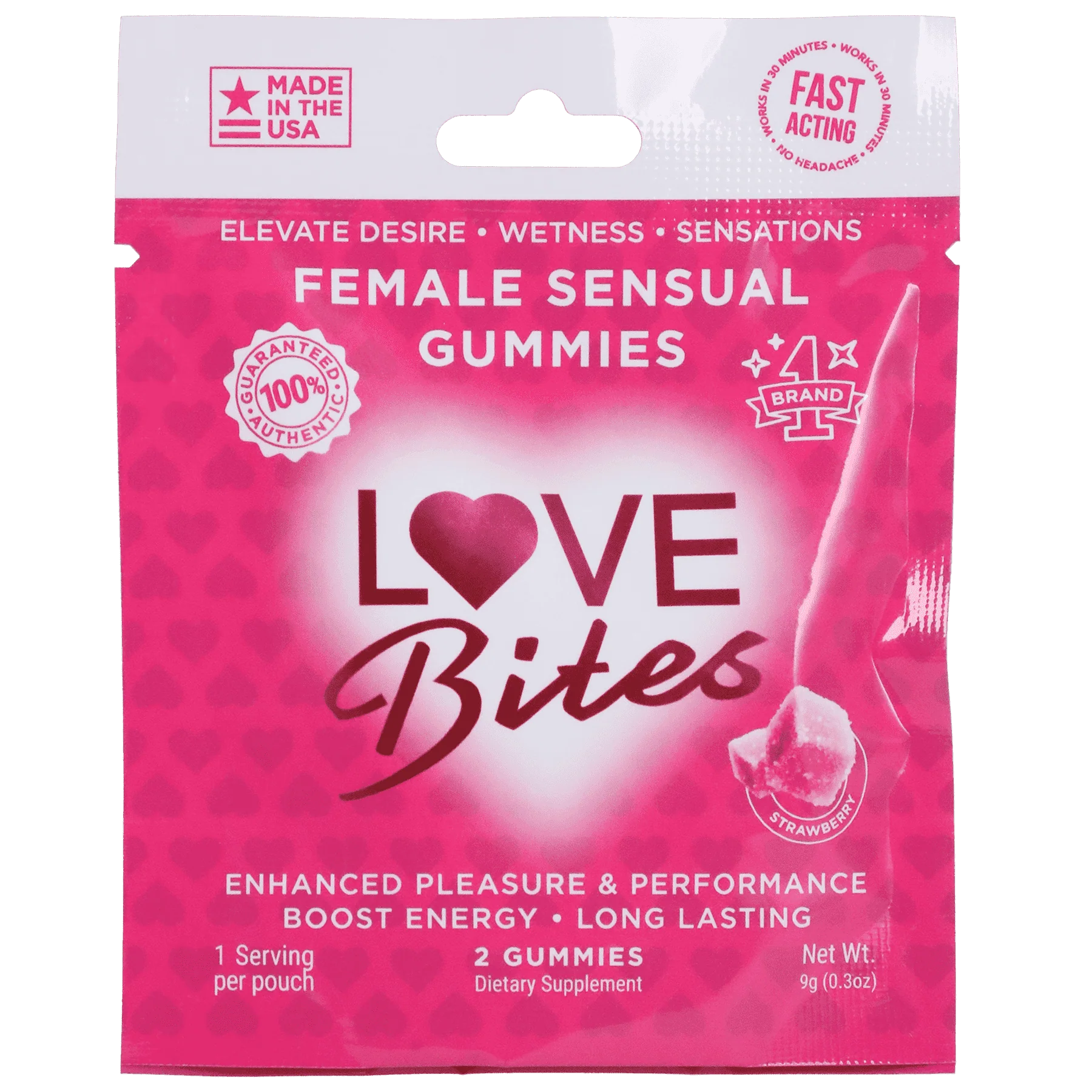 Love Bites® | Female Sensual Gummies - 2 pack