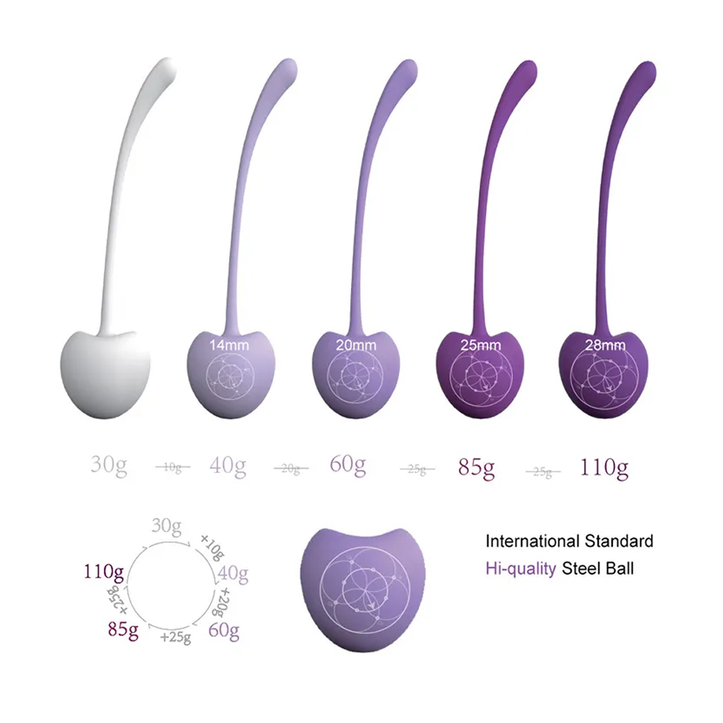 5-Piece Weighted Kegel Balls Set for Pelvic Floor Strengthening - Image 6
