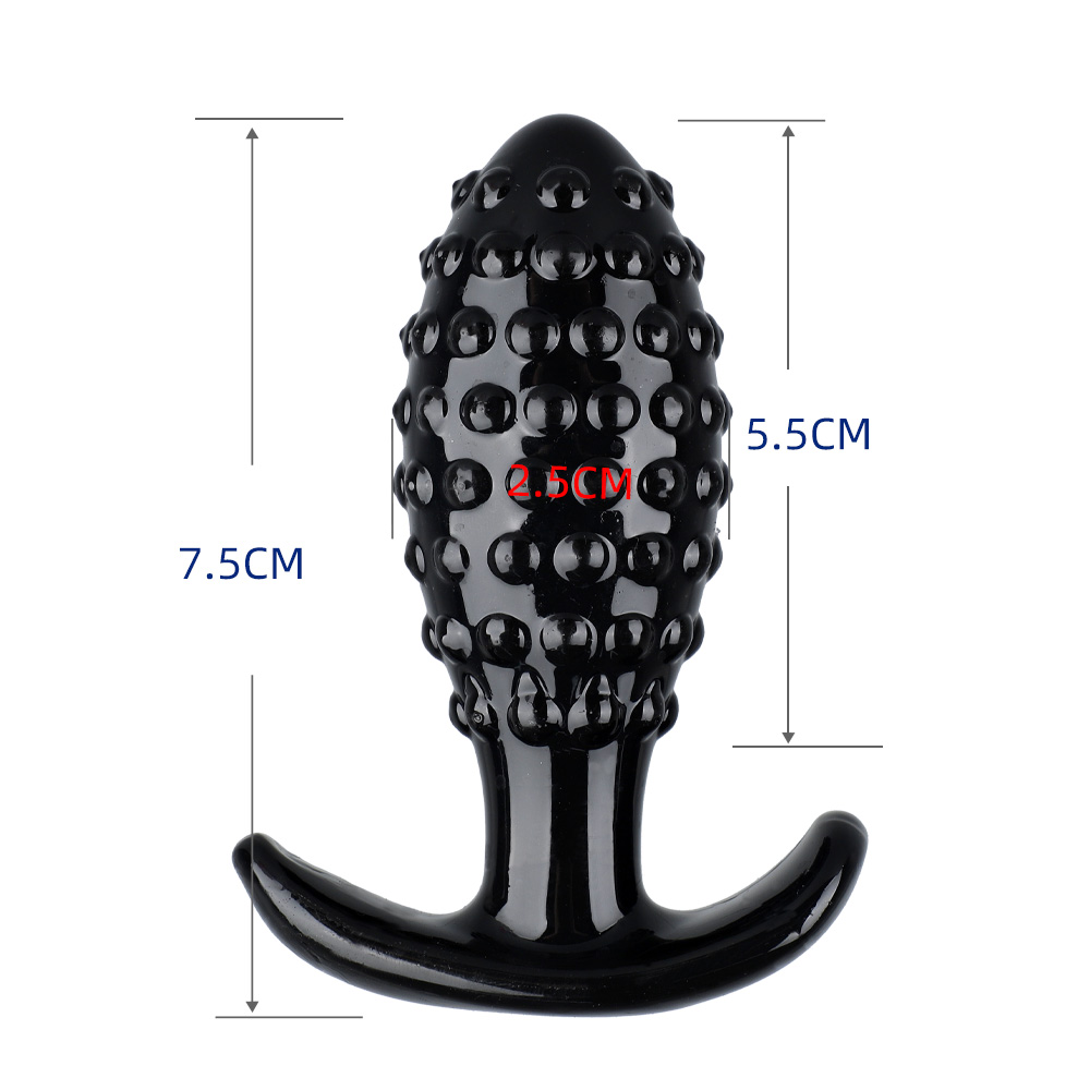 Silicone Anal Plug with Dotted Texture – G-Spot & Prostate Massager - Image 2