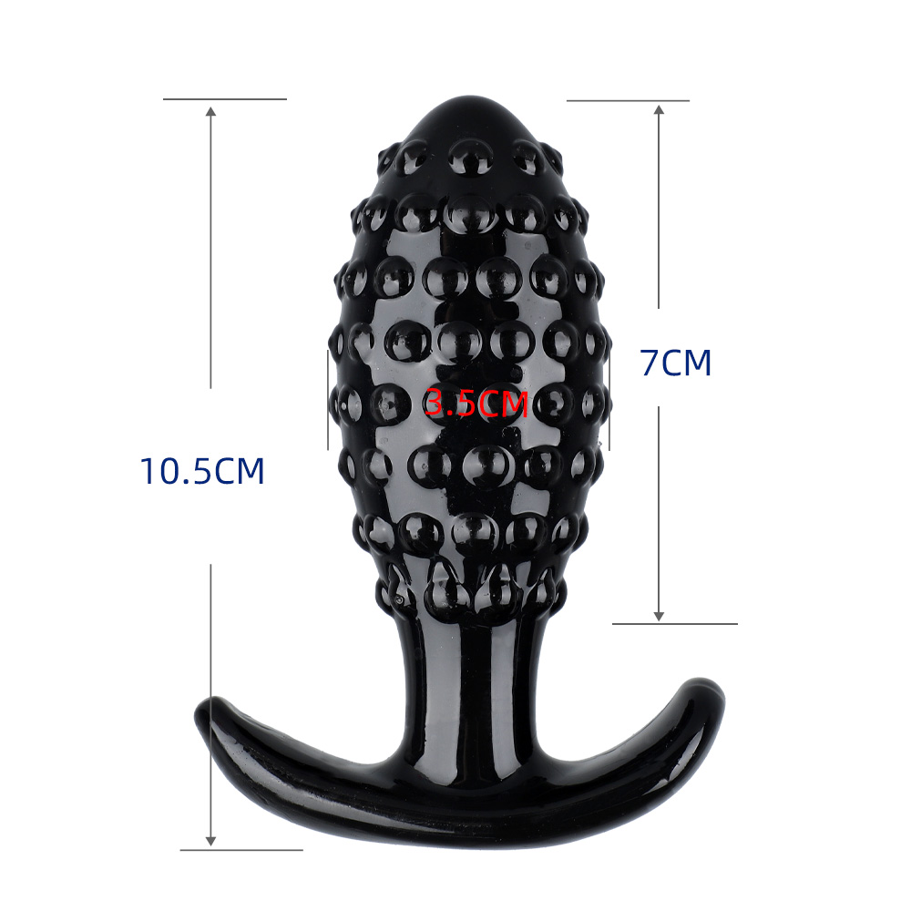 Silicone Anal Plug with Dotted Texture – G-Spot & Prostate Massager - Image 4