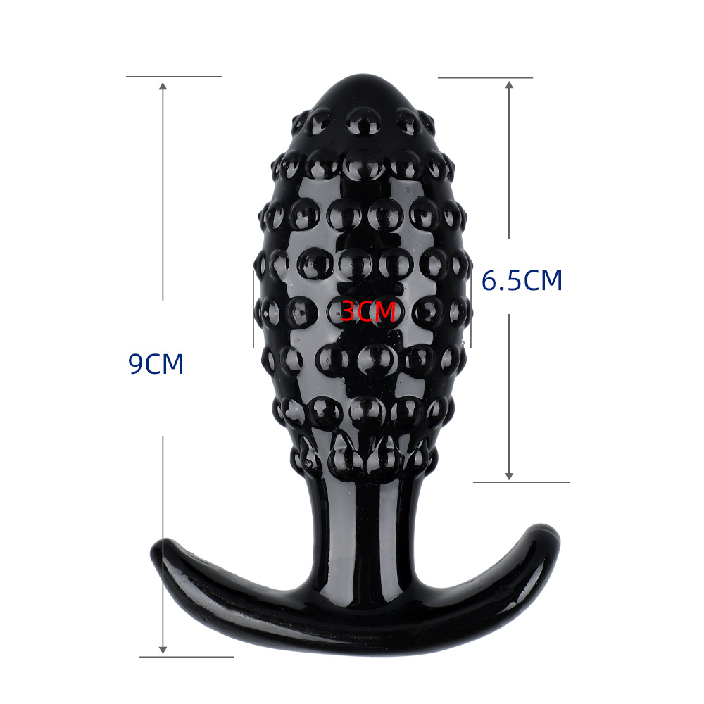 Silicone Anal Plug with Dotted Texture – G-Spot & Prostate Massager - Image 3