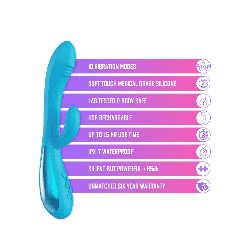 Jessica Curved G-Spot Vibrator – Powerful Silicone Vibrator with 10 Intense Vibration Modes by Pure Envy - Image 2