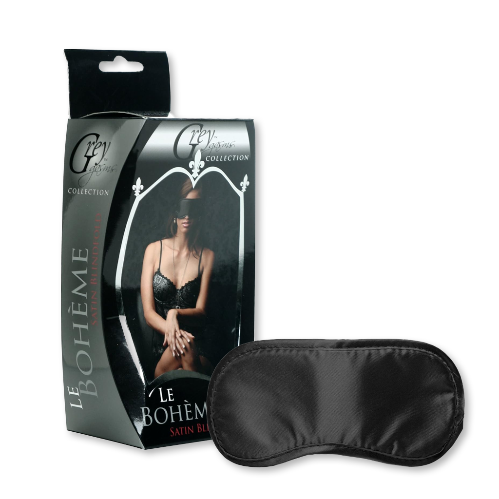 Le Bohème Luxury Satin Blindfold – GreyGasm Collection