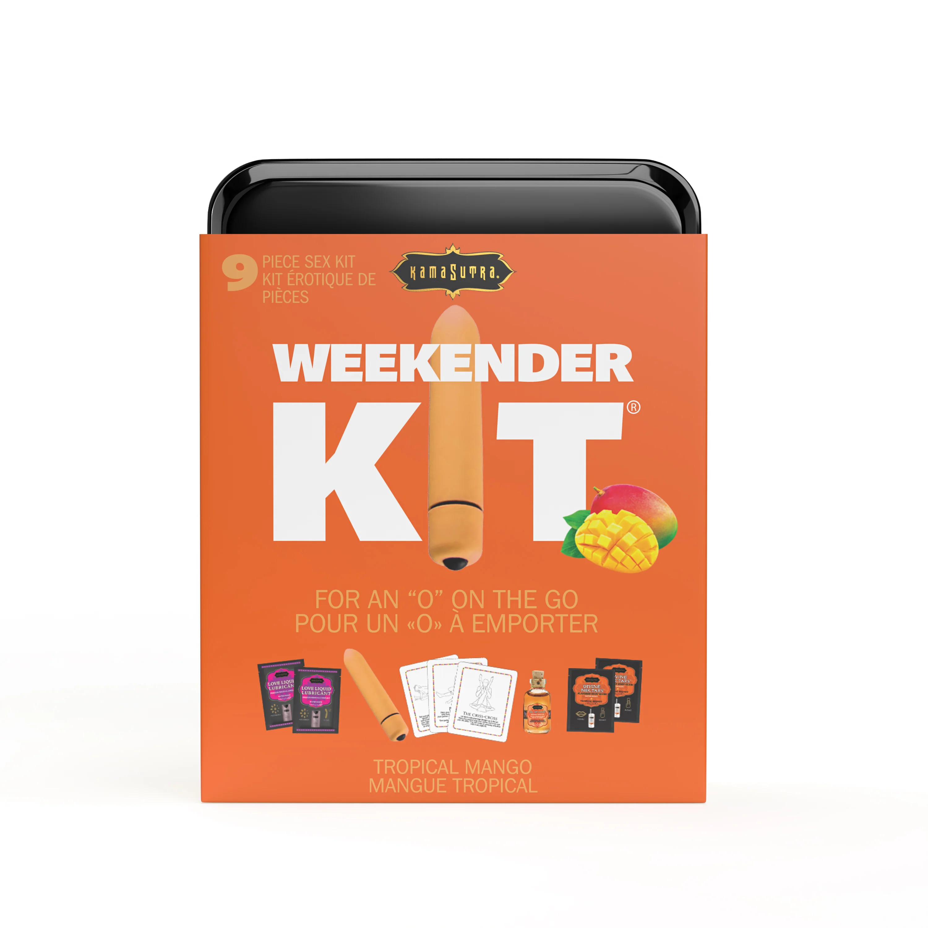 KamaSutra Weekender Kit – Tropical Mango 9-Piece Travel Pleasure Set