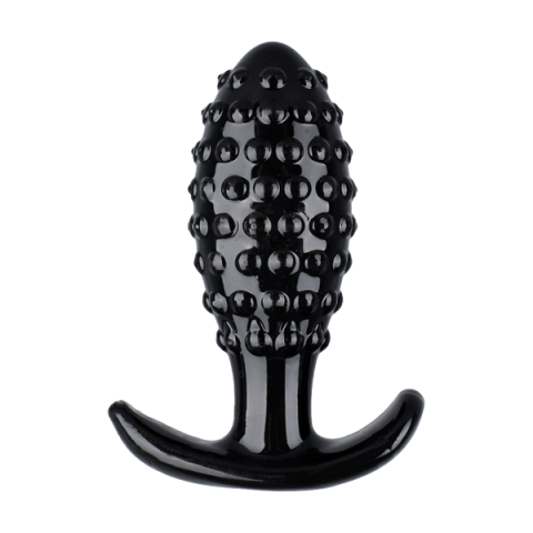 Silicone Anal Plug with Dotted Texture – G-Spot & Prostate Massager