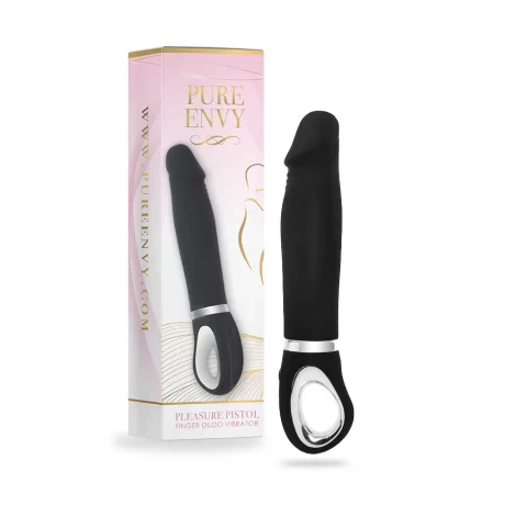 Pleasure Pistol G-Spot & Clitoral Vibrator with O-Pull Ring – 10 Vibration Modes
