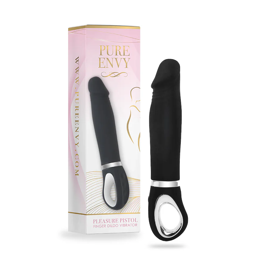 Pleasure Pistol G-Spot & Clitoral Vibrator with O-Pull Ring – 10 Vibration Modes