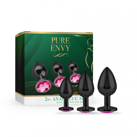 Black Plated Anal Plug