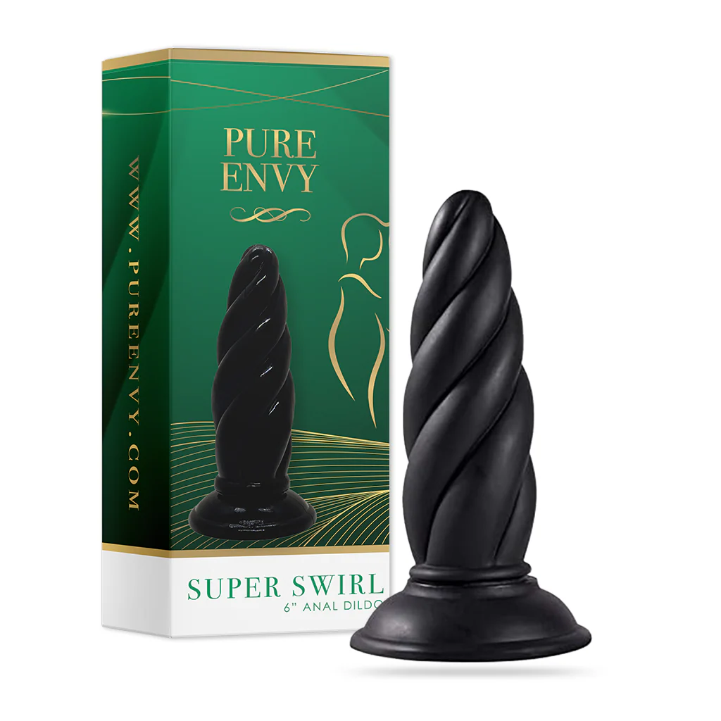 Super Swirl – Textured Silicone Anal Plug for Spiraling Sensation - Image 2