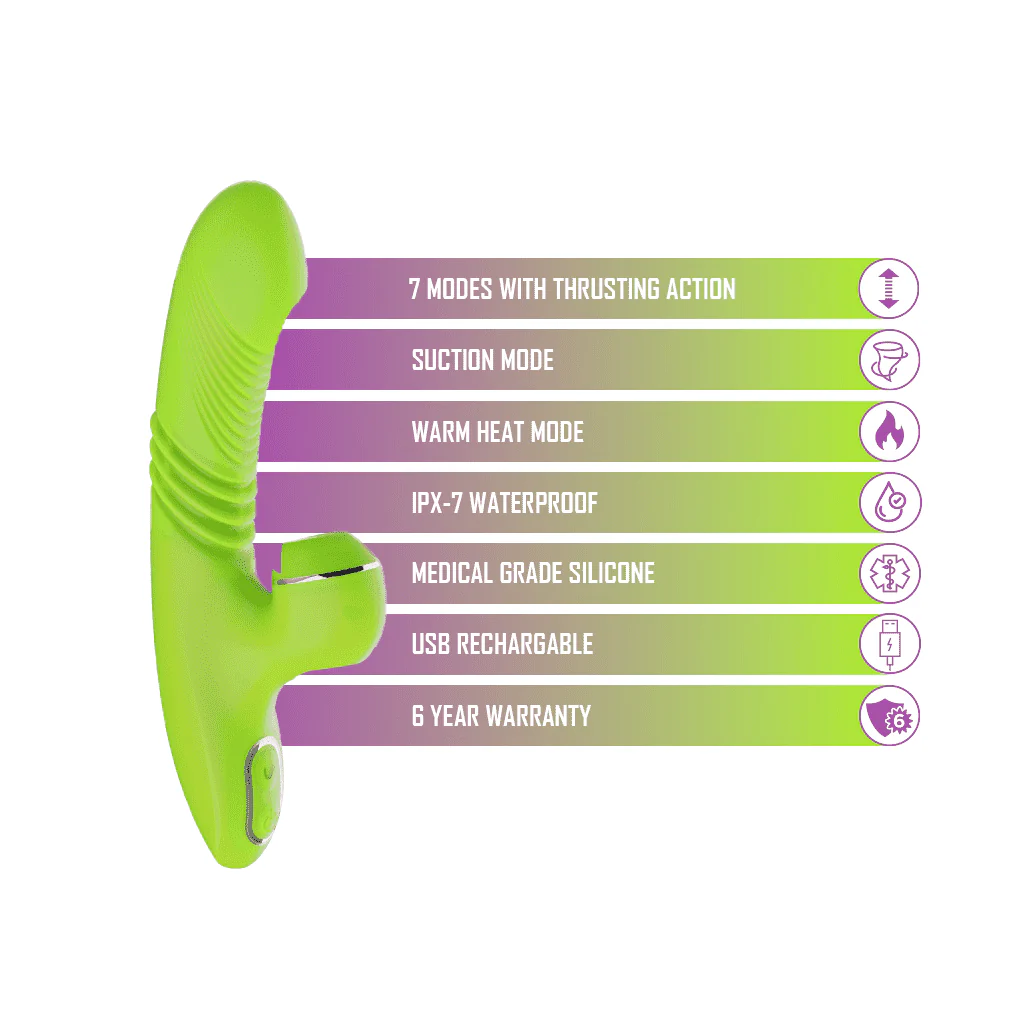 Tori Rabbit Vibrator with Clitoral Suction – Dual Stimulation by Pure Envy - Image 2