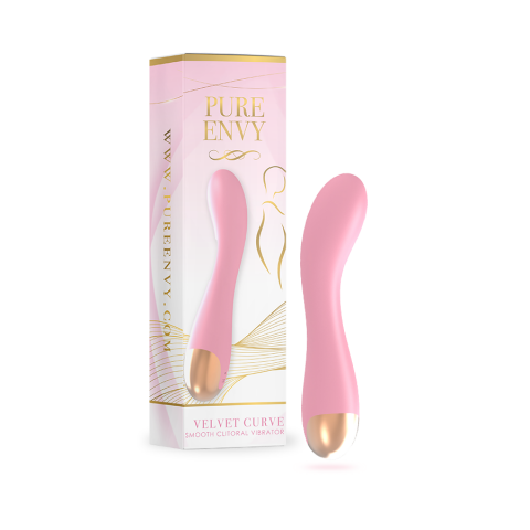 Velvet Curve – Luxurious Soft‑Touch G‑Spot Vibrator with Licking & Pulse Tech