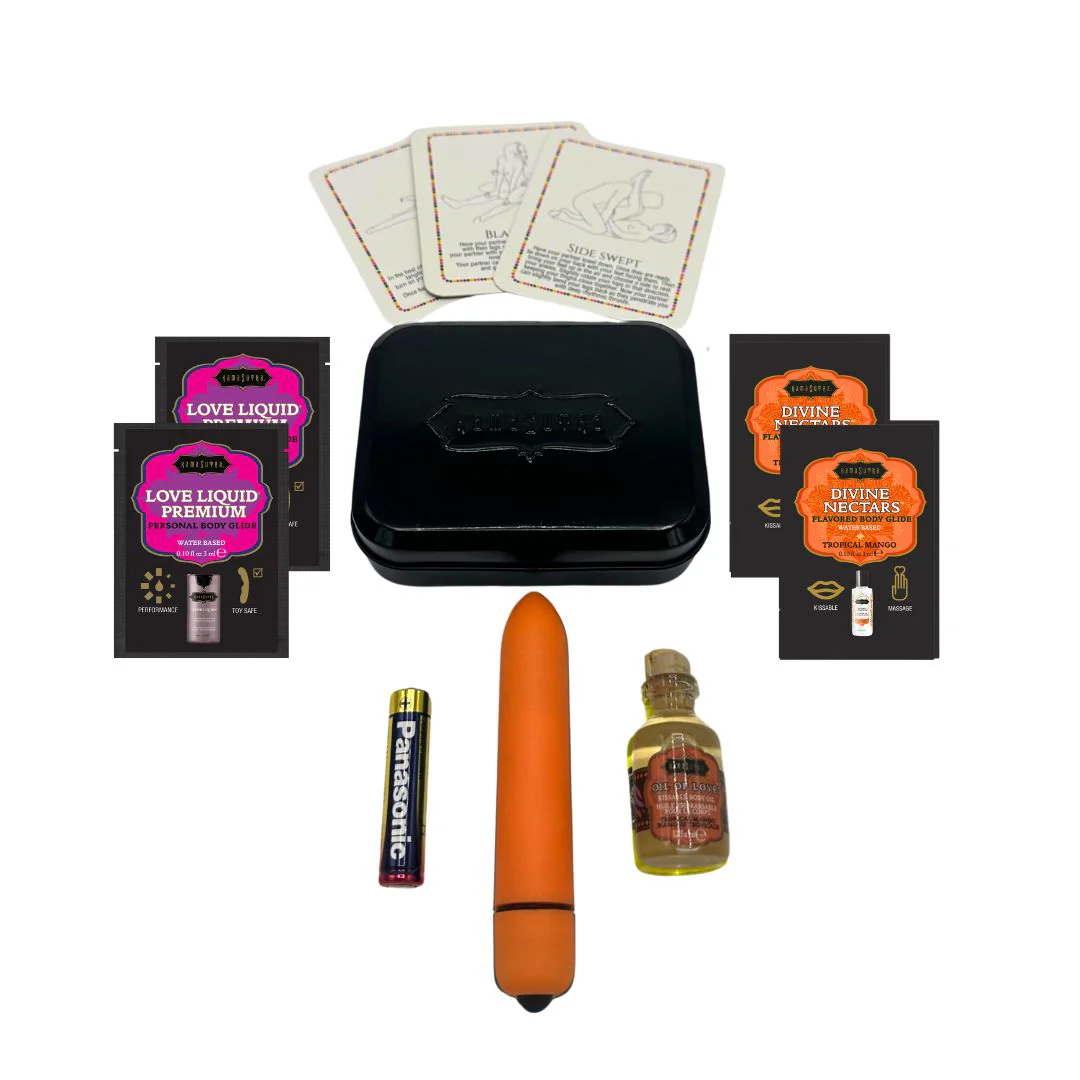 KamaSutra Weekender Kit – Tropical Mango 9-Piece Travel Pleasure Set - Image 2