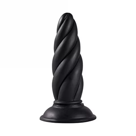 Super Swirl – Textured Silicone Anal Plug for Spiraling Sensation